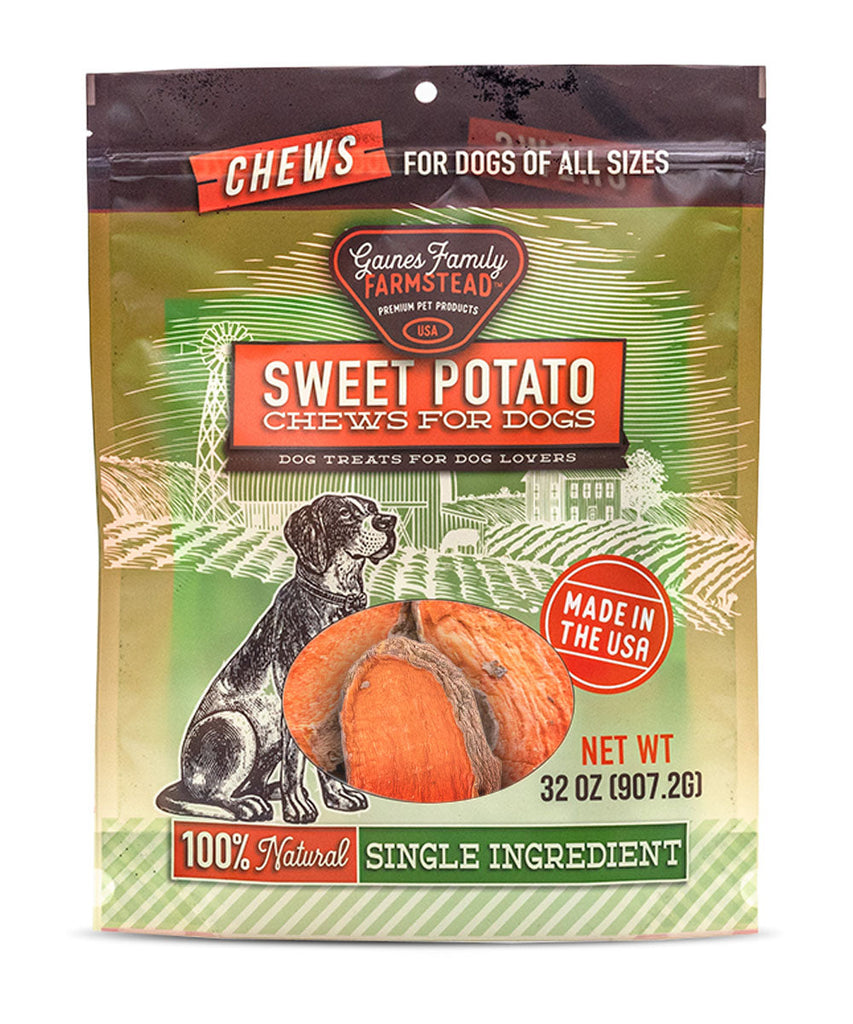 Sweet Potato Chew Dog Treats