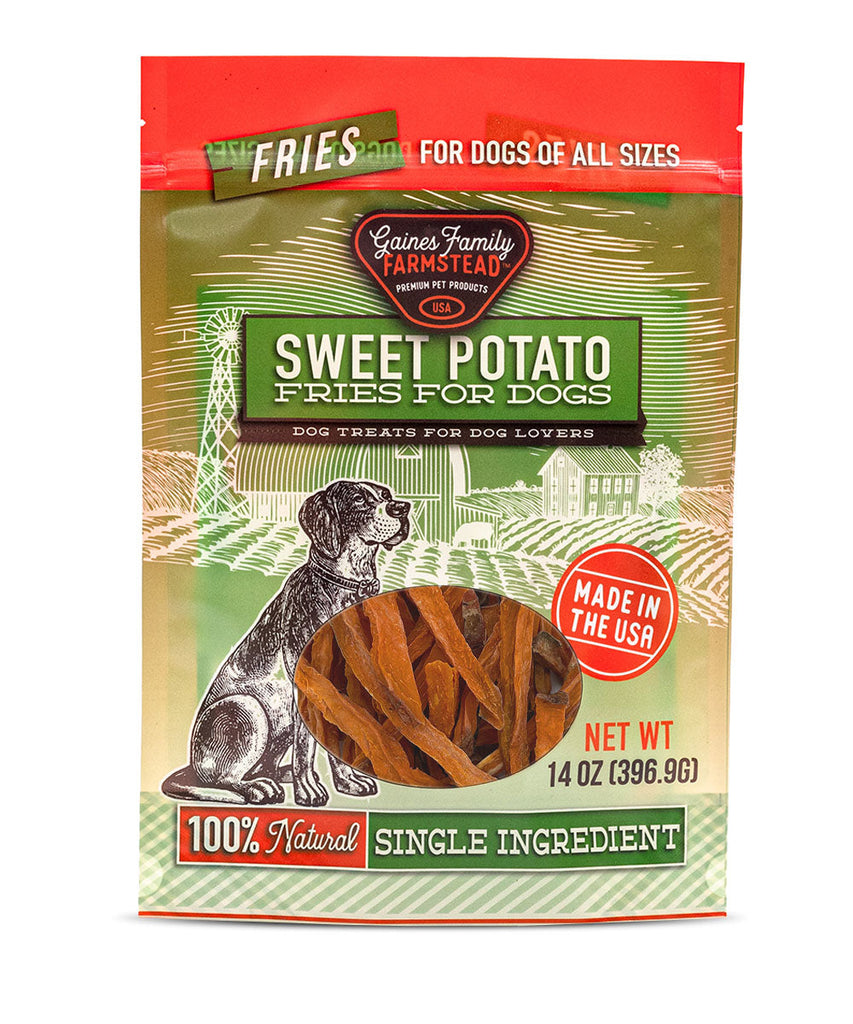 Sweet Potato Fry Dog Treats