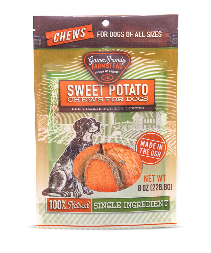 Sweet Potato Chew Dog Treats